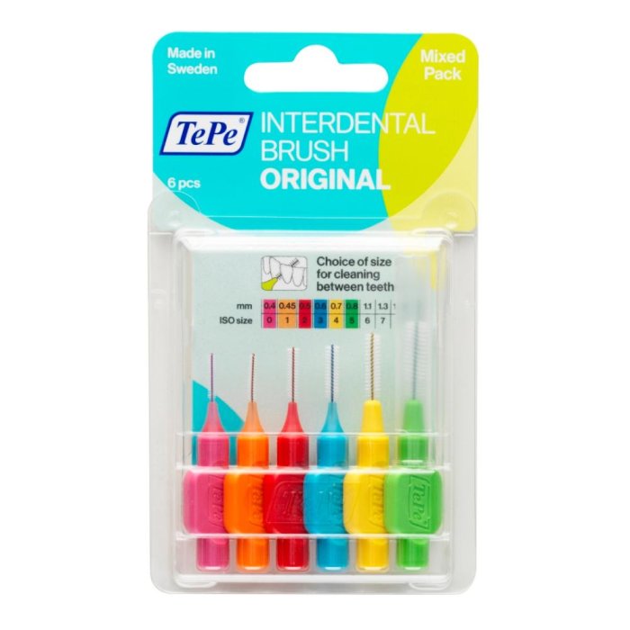 Tepe Scovolini Interdentali Misti Original Mix ISO 0-7 6 scovolini