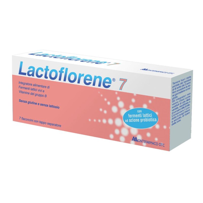 Lactoflorene 7 flaconcini con tappo separatore 930494087 in offerta