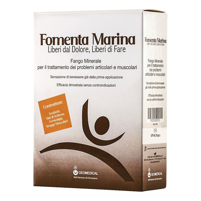 Contratture Fango Min 5 Bustine - fango minerale caldo per dolori articolari e muscolari