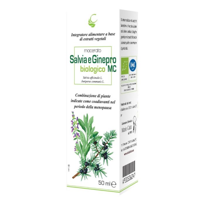 Caira Salvia E Ginepro Macerato Idroalcolico Bio Gocce 50 Ml