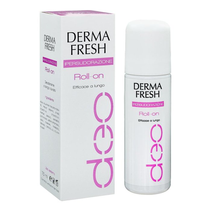 Dermafresh  Ipersudorazione Efficace a Lungo Latte Corpo Roll-on 75 ml