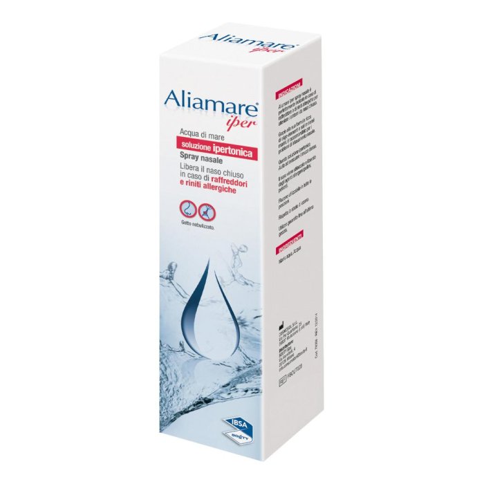 Aliamare Spray per Igiene di Naso e Orecchie soluzione isotonica di acqua di mare e ialuronato sodico 100 ml