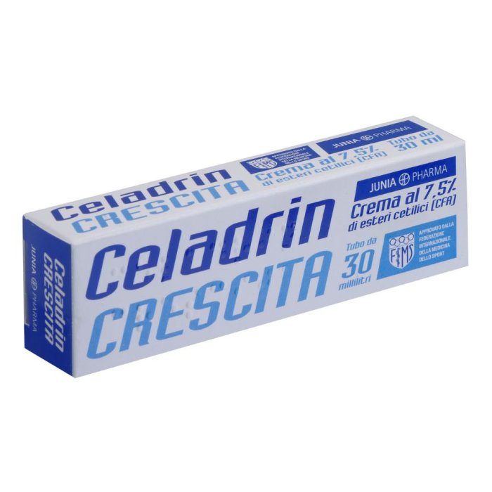 Junia Celadrin Crescita Crema per Articolazioni Muscoli e Tendini 30 ml