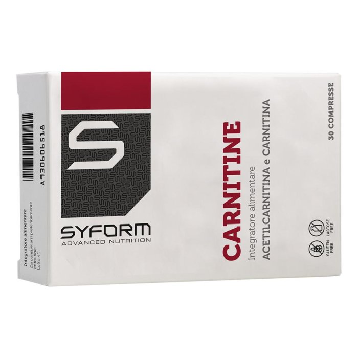Carnitine 30 compresse - integratore di L-carnitina per energia e metabolismo
