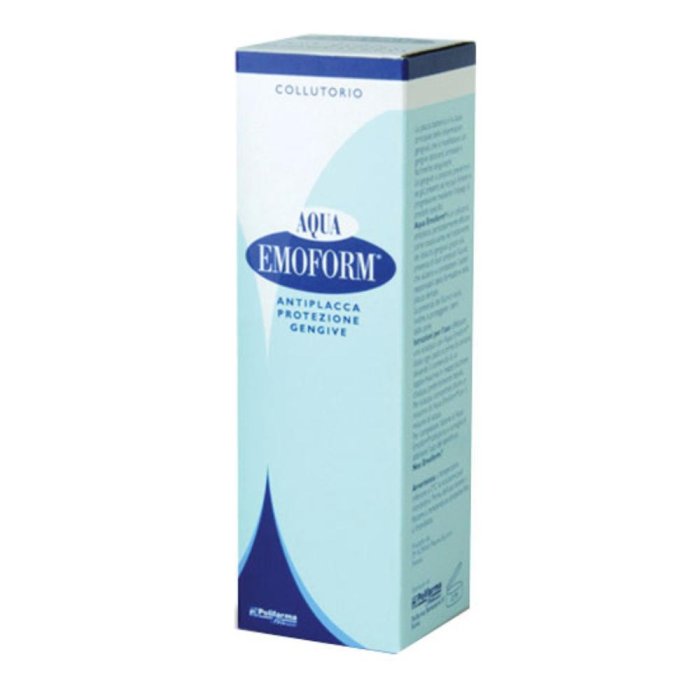 Polifarma  Igiene Dentale Quotidiana Aqua Emoform Collutorio 300 ml