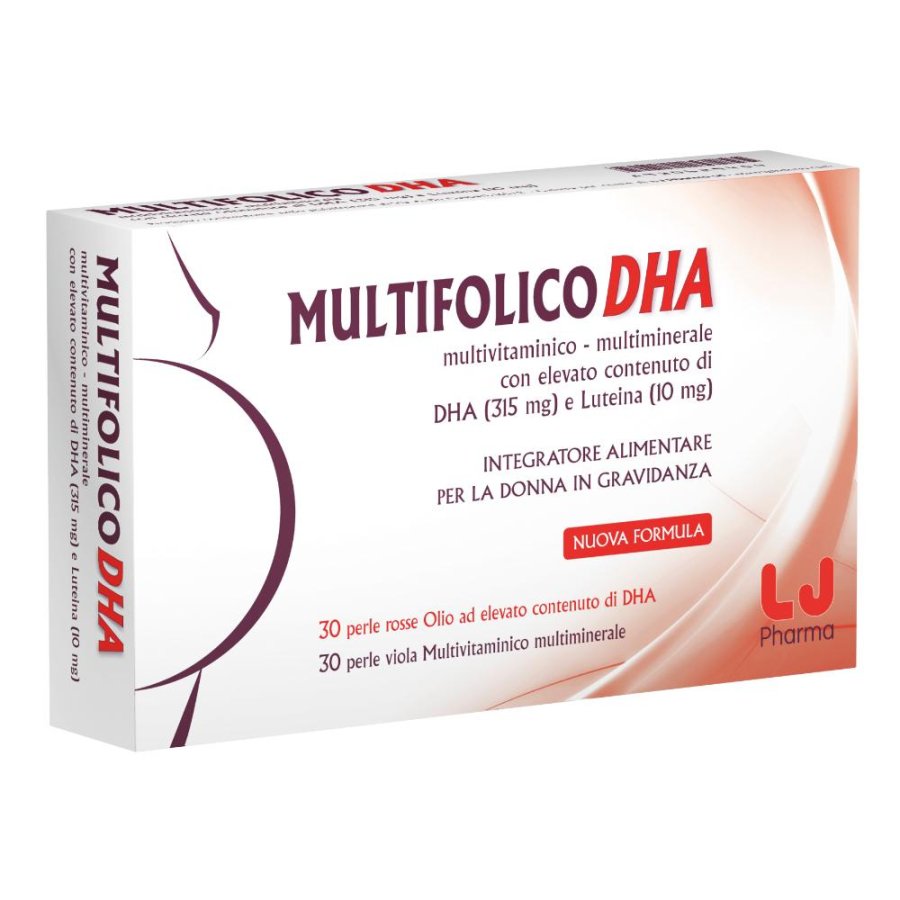 Multifolico DHA 60 capsule integratore multivitaminico per gravidanza e allattamento - Farmitalia