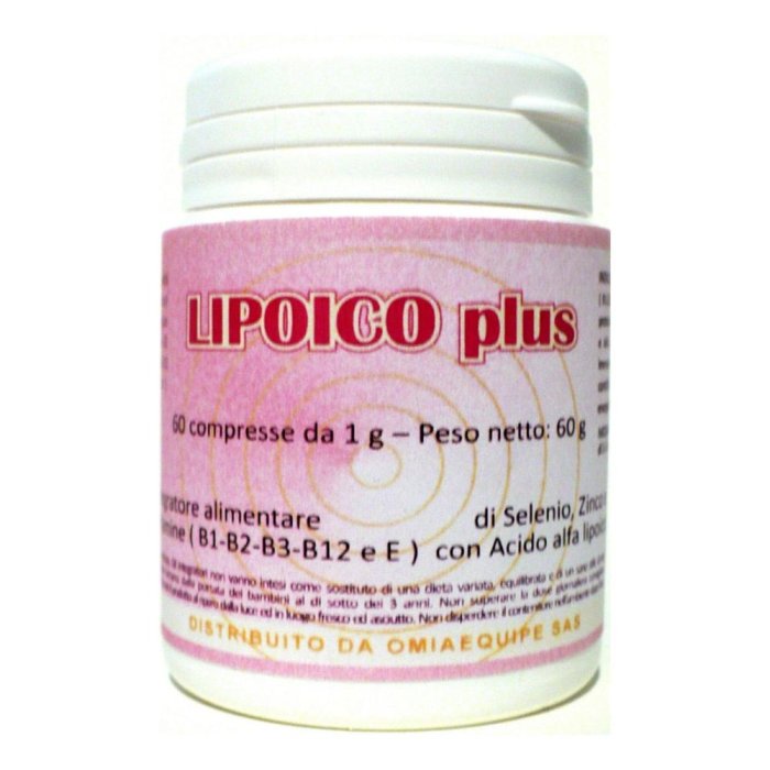 Lipoico Plus 600 Integratore di Acido Lipoico 600 mg Antiossidante 60 Compresse