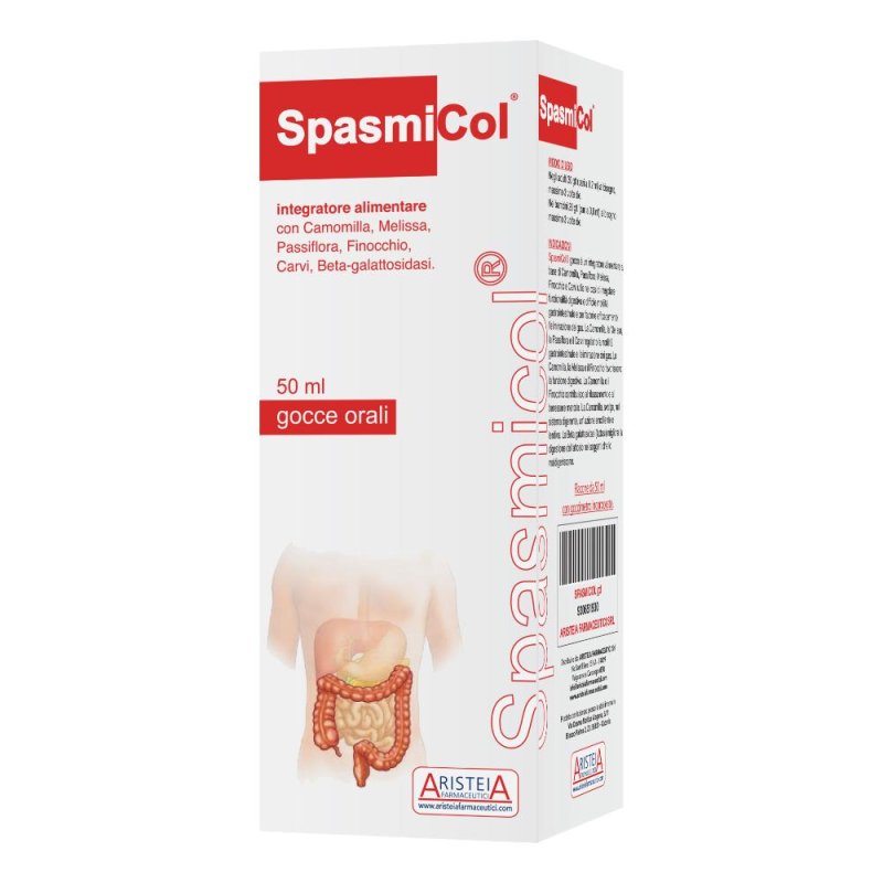 Aristeia Farmaceutici Spasmicol Gocce 50 Ml Aristeia Farmaceutici Spasmicol Gocce 50 Ml