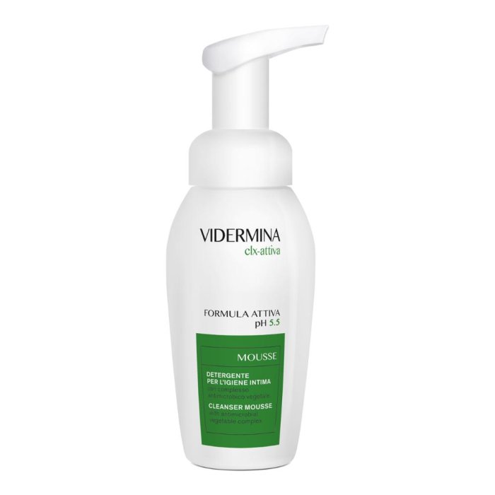 Vidermina  Verde CLX Mousse Detergente pH 5.5 Formula Attiva 200 ml