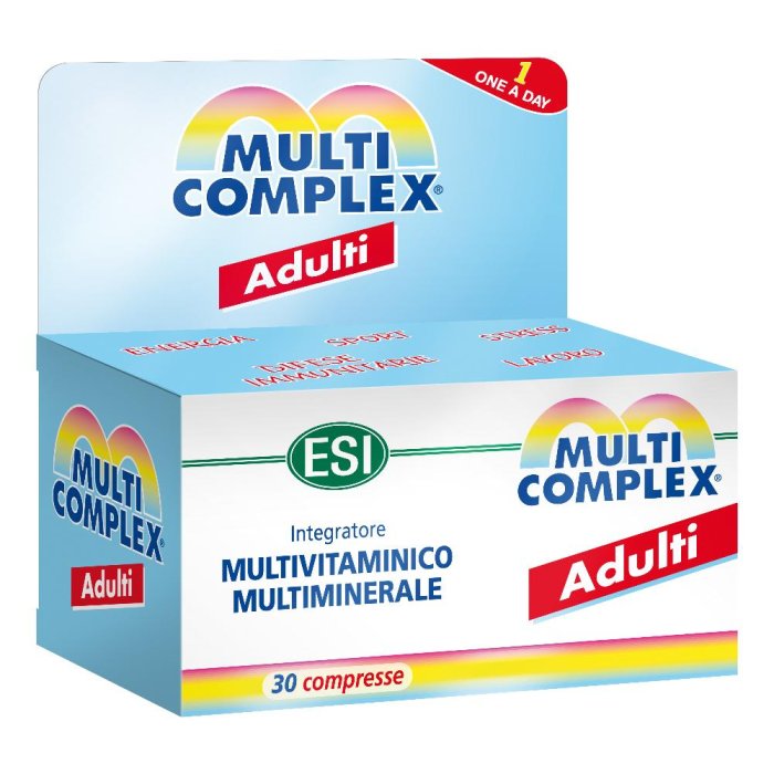 Esi  Vitamine e Minerali Multicomplex Adulti Integratore 30 Compresse