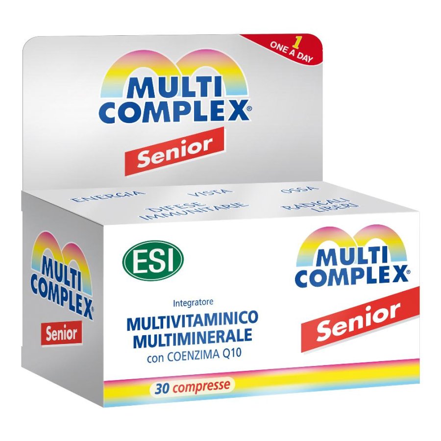 Esi Vitamine e Minerali Multicomplex Senior Integratore 30 Compresse Esi Vitamine e Minerali Multicomplex Senior Integratore 30 Compresse