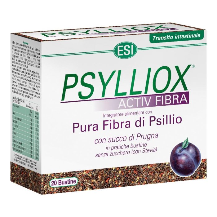 Esi  Benessere Intestinale Psylliox Activ Fibra Psillio e Prugna 20 Buste