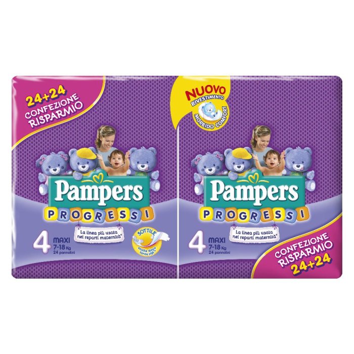 PAMPERS PROGRESSI MAXI 48PZ
