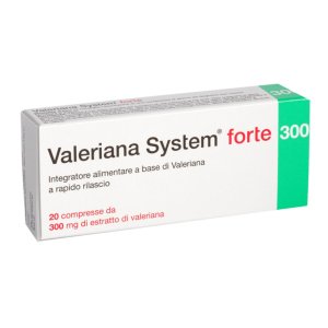 Valeriana system forte 20 compresse