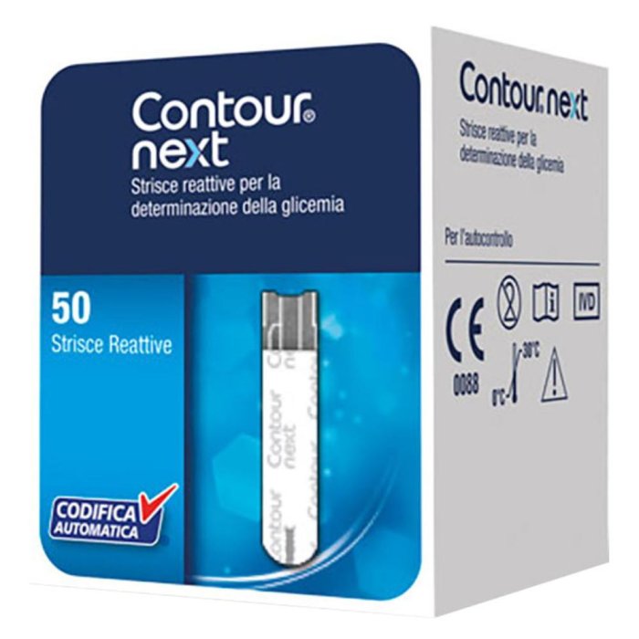 Contour Next Strisce Controllo Della Glicemia 50 Strisce Reattive