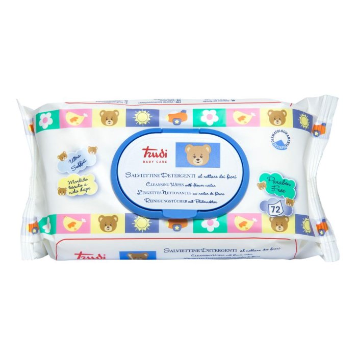 Trudi Baby Care Salviette detergenti Apri-Chiudi 72 Pezzi
