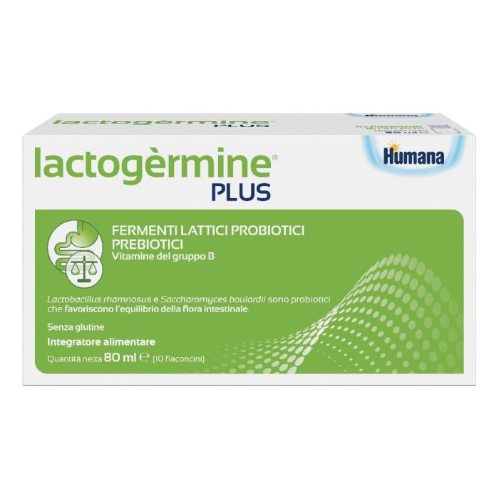 Lactogermine Plus Integratore Alimentare Humana  10 Flaconcini