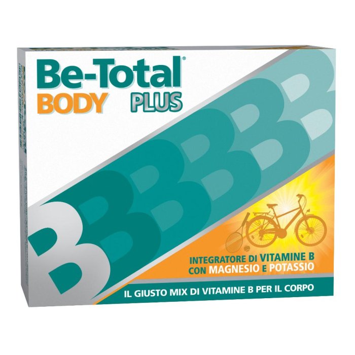 Be total Plus Body Integratore Vitamine B Magnesio e Potassio 20 Bustine