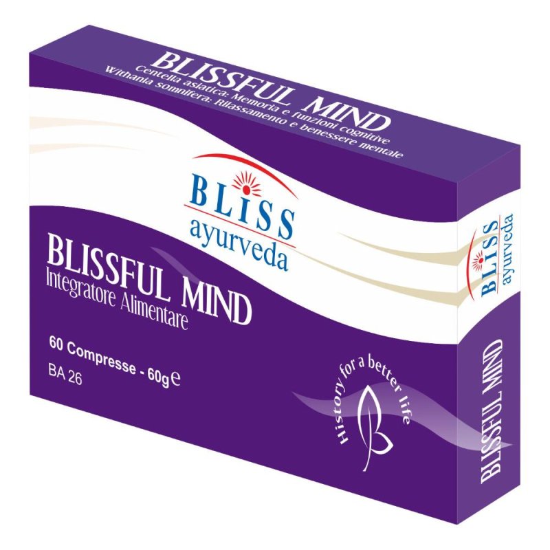 Blissful Mind Integratore Naturale per Umore Sereno e Benessere Mentale 60 Compresse Blissful Mind Integratore Naturale per Umore Sereno e Benessere Mentale 60 Compresse