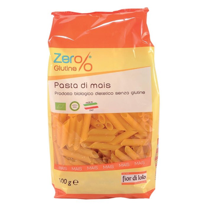 Fior di Loto Zero% Glutine - Pasta Penne di Mais Bio 500g