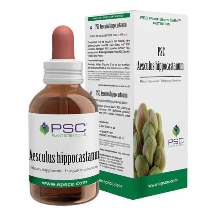 PSC Aesculus hippocastanum gocce - integratore in gocce a base di ippocastano