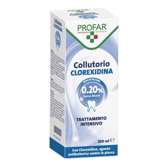Profar Collutorio Clorexidina 0.20% Trattamento Intensivo, 250ml