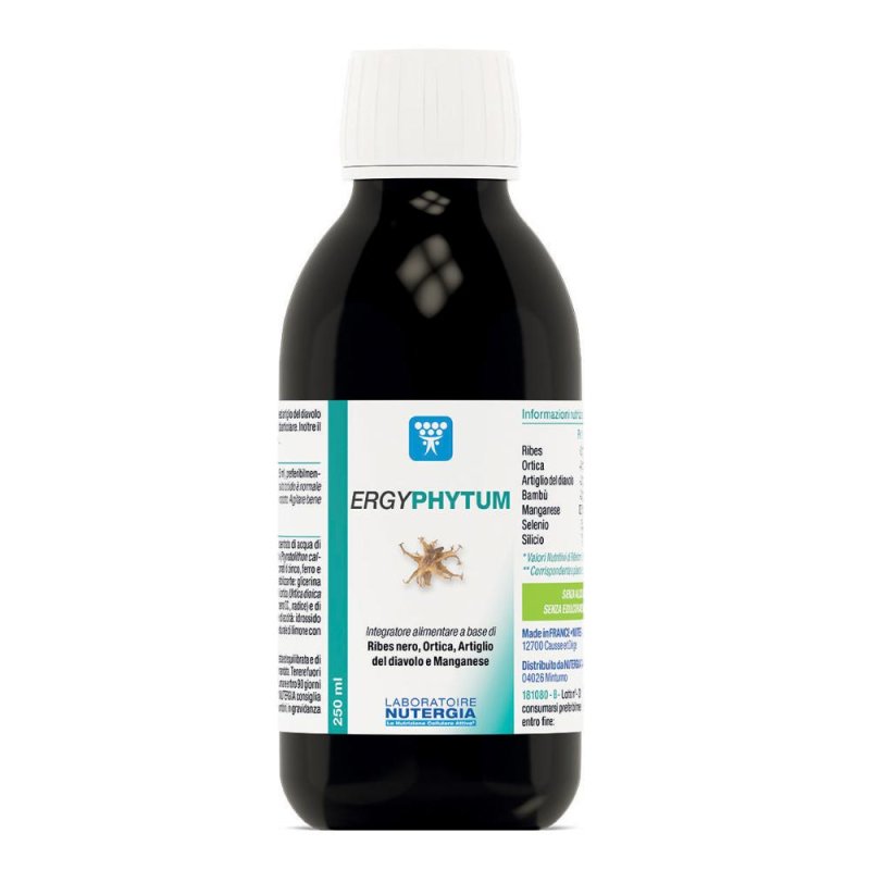 Ergyphytum Nutergia Integratore Alimentare per Articolazioni e Benessere Muscolare Liquido 250 millilitri