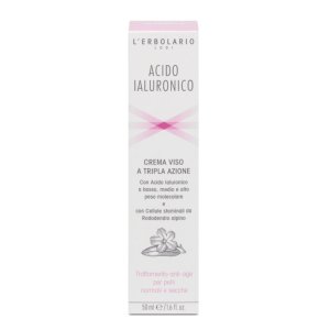L'Erbolario Linea Acido Ialuronico Anti-Rughe Pelli Secche Crema Viso 50 ml