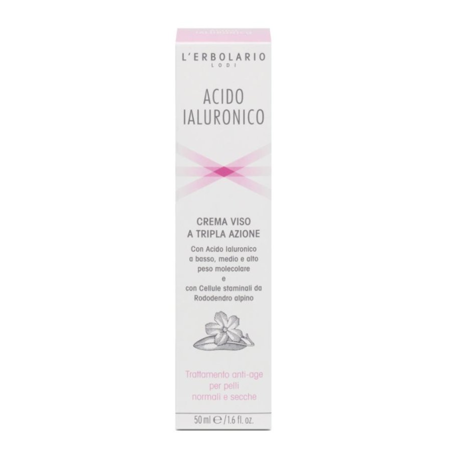 L'Erbolario Linea Acido Ialuronico Anti-Rughe Pelli Secche Crema Viso 50 ml L'Erbolario Linea Acido Ialuronico Anti-Rughe Pelli Secche Crema Viso 50 ml