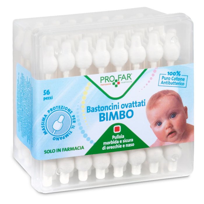 Profar Bastoncini Ovattati Bambini 56 bastoncini