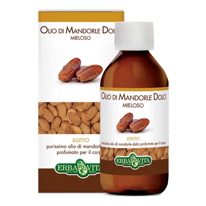 Erba Vita Linea Oli Alimentari Olio Di Mandorle Dolci Mieloso 250 ml