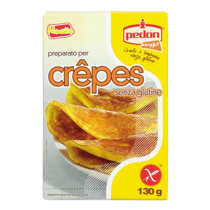 Easyglut preparato crêpes senza glutine 130 g mix per crêpes dolci e salate