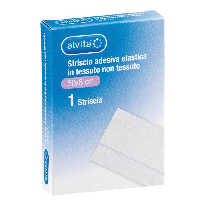 Garza Alvita In Tessuto Non Tessuto Estensibile Bianco 50x8cm