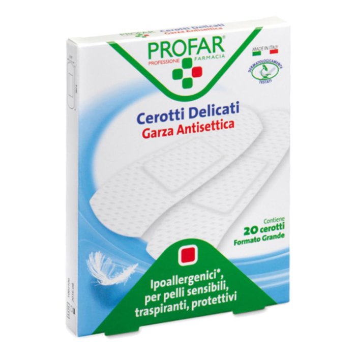 Cerotti Grandi in Tessuto Non Tessuto TNT Profar 7 x 3 cm Confezione da 20 Pezzi
