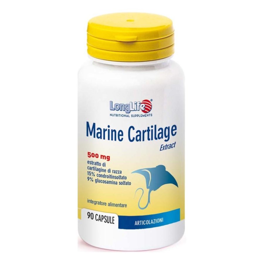 LongLife Benessere dell'Organismo Integratore Marine Cartilage Extract LongLife Benessere dell'Organismo Integratore Marine Cartilage Extract