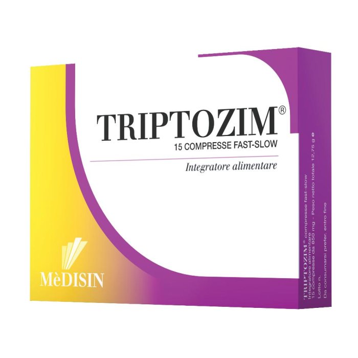 Triptozim integratore alimentare 15 compresse fast-slow