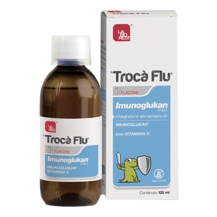 Laborest Italia Trocà Flu Imunoglukan Integratore alimentare 120 ml