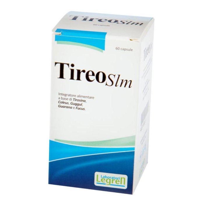 Legren Tireo SLM Integratore 60 Capsule per Metabolismo Tiroideo e Controllo del Peso