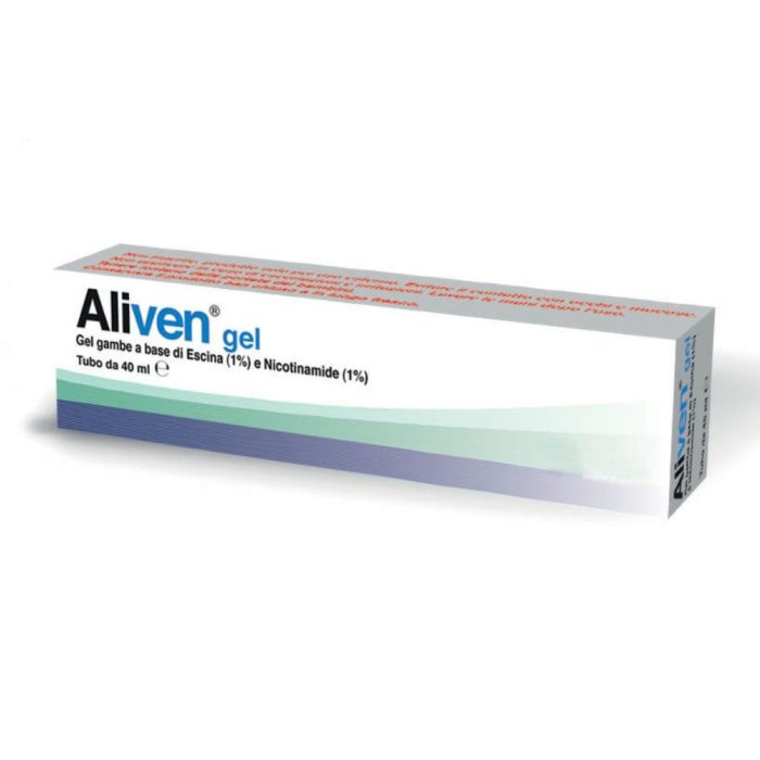 Aliven Gel Gambe 40 ml – Gel Rinfrescante e Defaticante per Gambe Stanche e Pesanti
