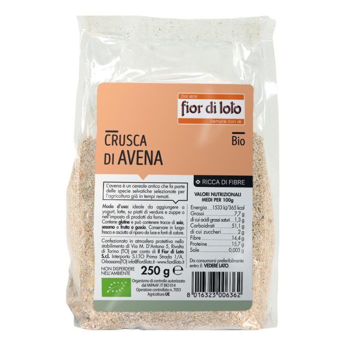 Fior Di Loto Crusca Di Avena Bio 250g