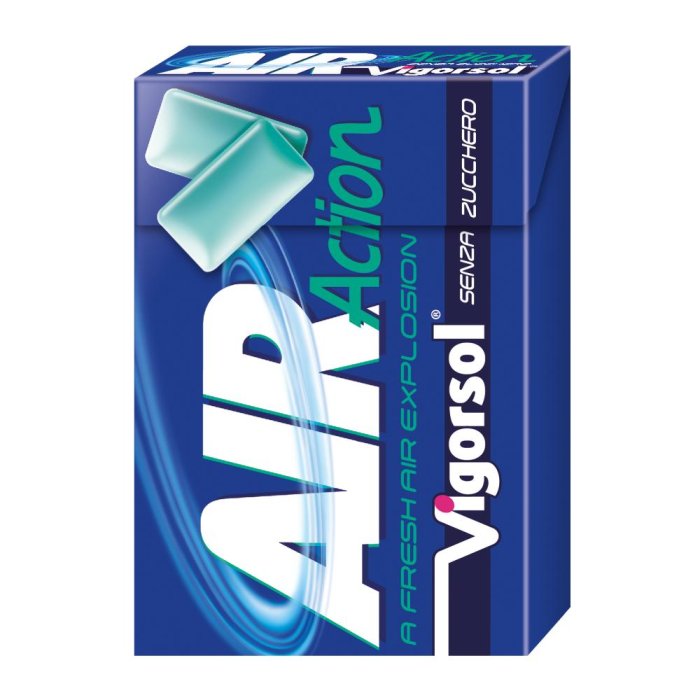Vigorsol Air Action Chewing Gum Senza Zucchero, 29g