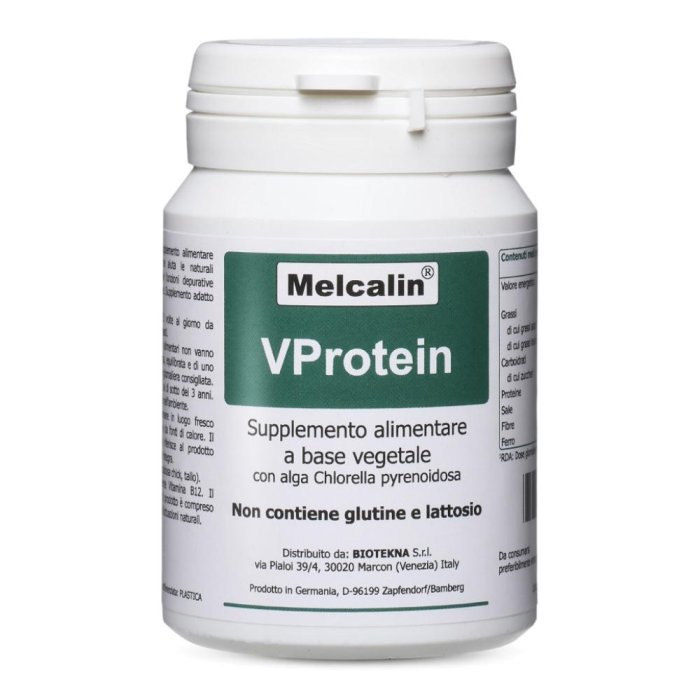 Melcalin VProtein - Supplemento Alimentare con Chlorella pyrenoidosa 250 compresse