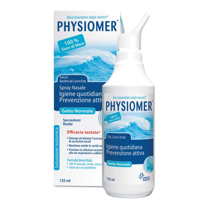 Physiomer  Pulizia e Salute del Naso Soluzione Spray Getto Normale 135 ml