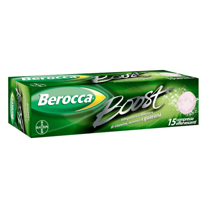 Bayer Berocca Boost Integratore 15 Compresse Effervescenti