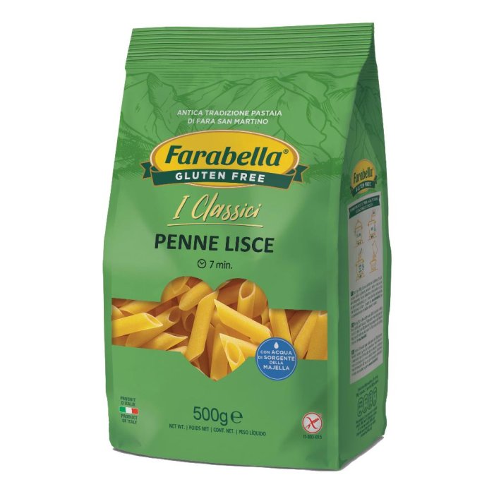 Bioalimenta Farabella Penne Lisce senza glutine 500 G