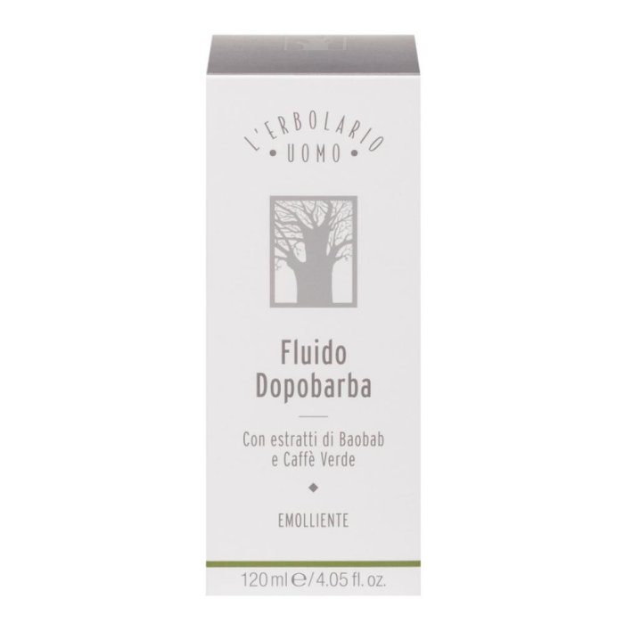 Fluido dopobarba uomo 120 ml - lozione after shave lenitiva per pelli sensibili