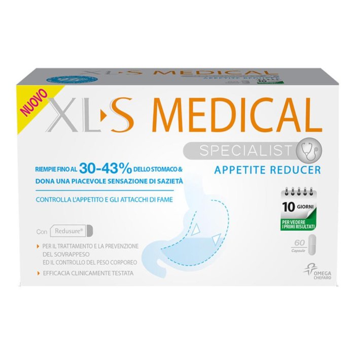 XLS Medical  Controllo del Peso Appetite Reducer Integratore 60 Capsule