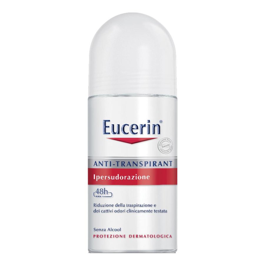 Eucerin Deo Deodorante Anti Traspirante Ipersudorazione Roll-on 50 ml Eucerin Deo Deodorante Anti Traspirante Ipersudorazione Roll-on 50 ml