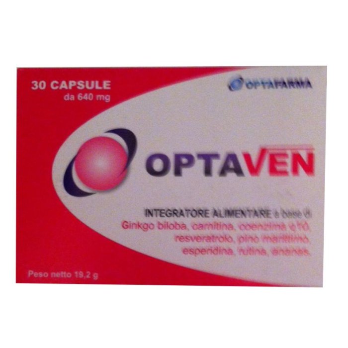 Optaven Integratore per Gambe Leggere e Microcircolo 30 Capsule 640 mg