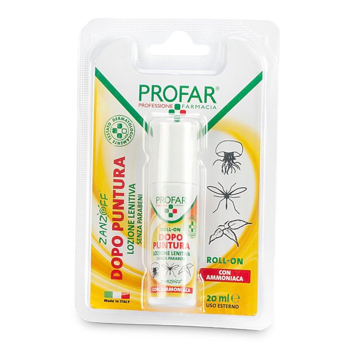 Profar Zanzof - Lozione Post Puntura con Ammoniaca Roll-on 20 ml